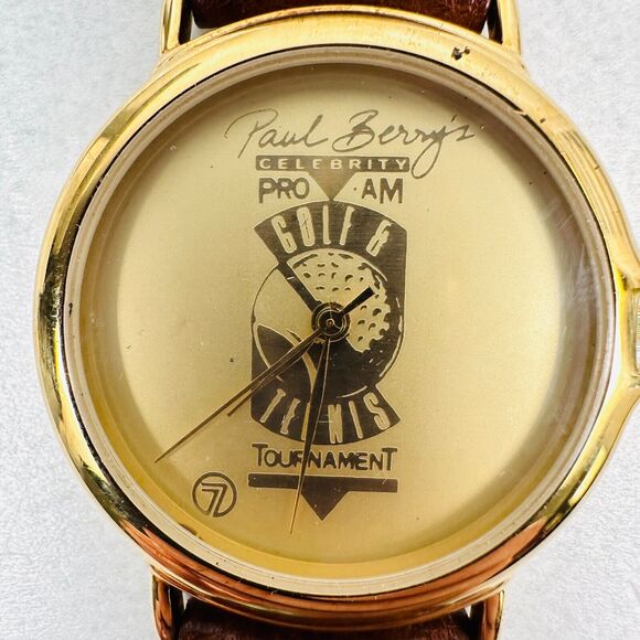Logo7 Other - VTG Watch Mens Paul Berry Celebrity Pro Am Golf Tennis Tournament New Battery